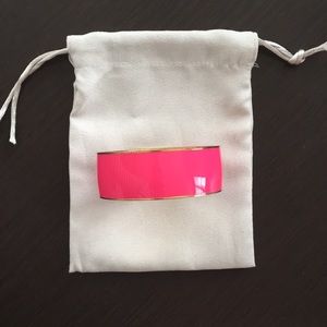 Pink and Gold JCrew Enamel Cuff